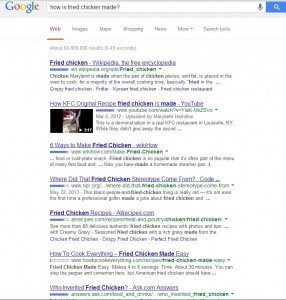 google local directory listing search example